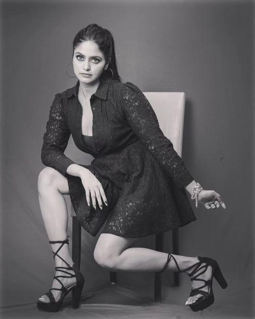 Pragya Nayan in Zara Black Short Dress Photoshoot 3