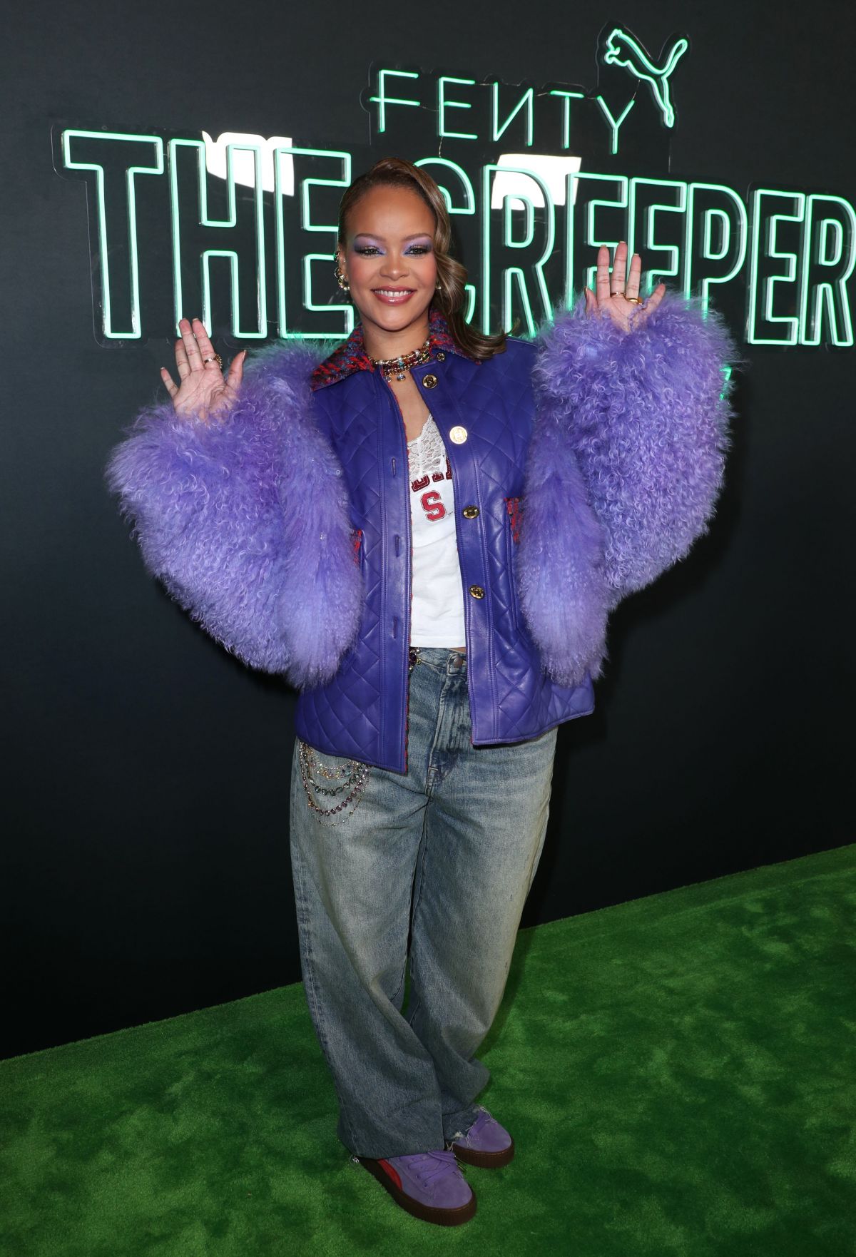 Rihanna attens at Fenty x Puma Creeper Phatty Launch in LA 4