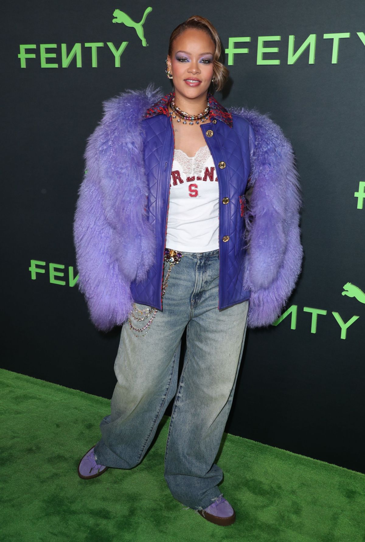 Rihanna attens at Fenty x Puma Creeper Phatty Launch in LA 5