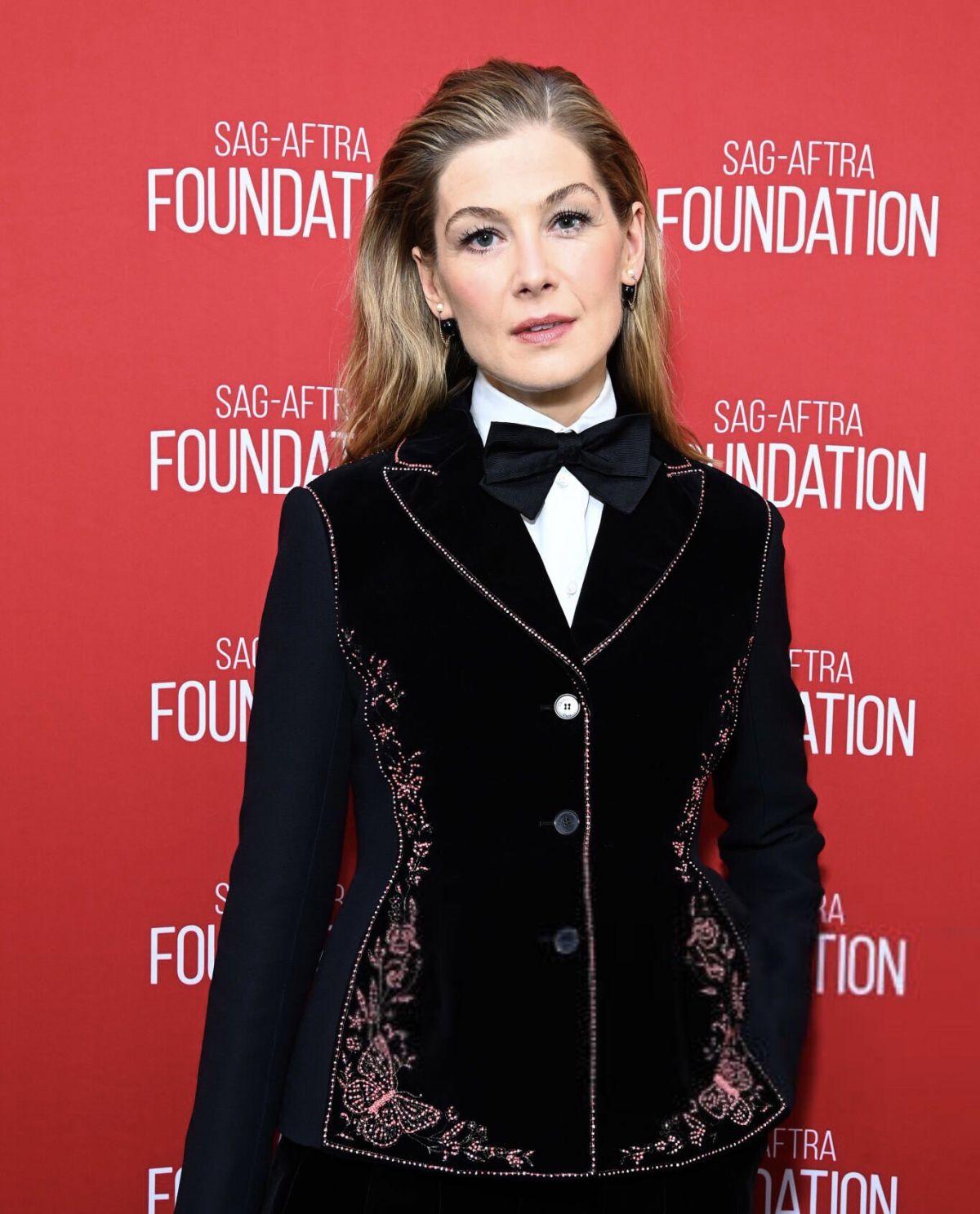 Rosamund Pike Career Retrospective Sparkles at SAG-AFTRA Event