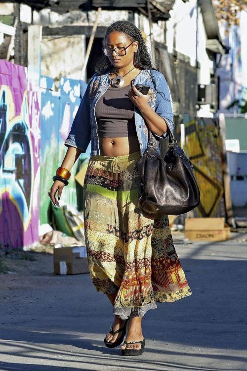 Sasha Obama spotted strolling in LA