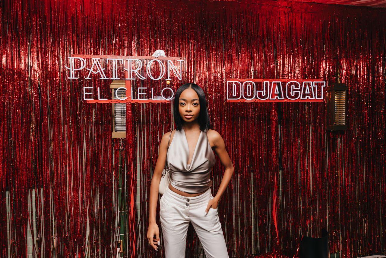 Skai Jackson attends at Doja Cat's PATRON EL CIELO Party in West Hollywood