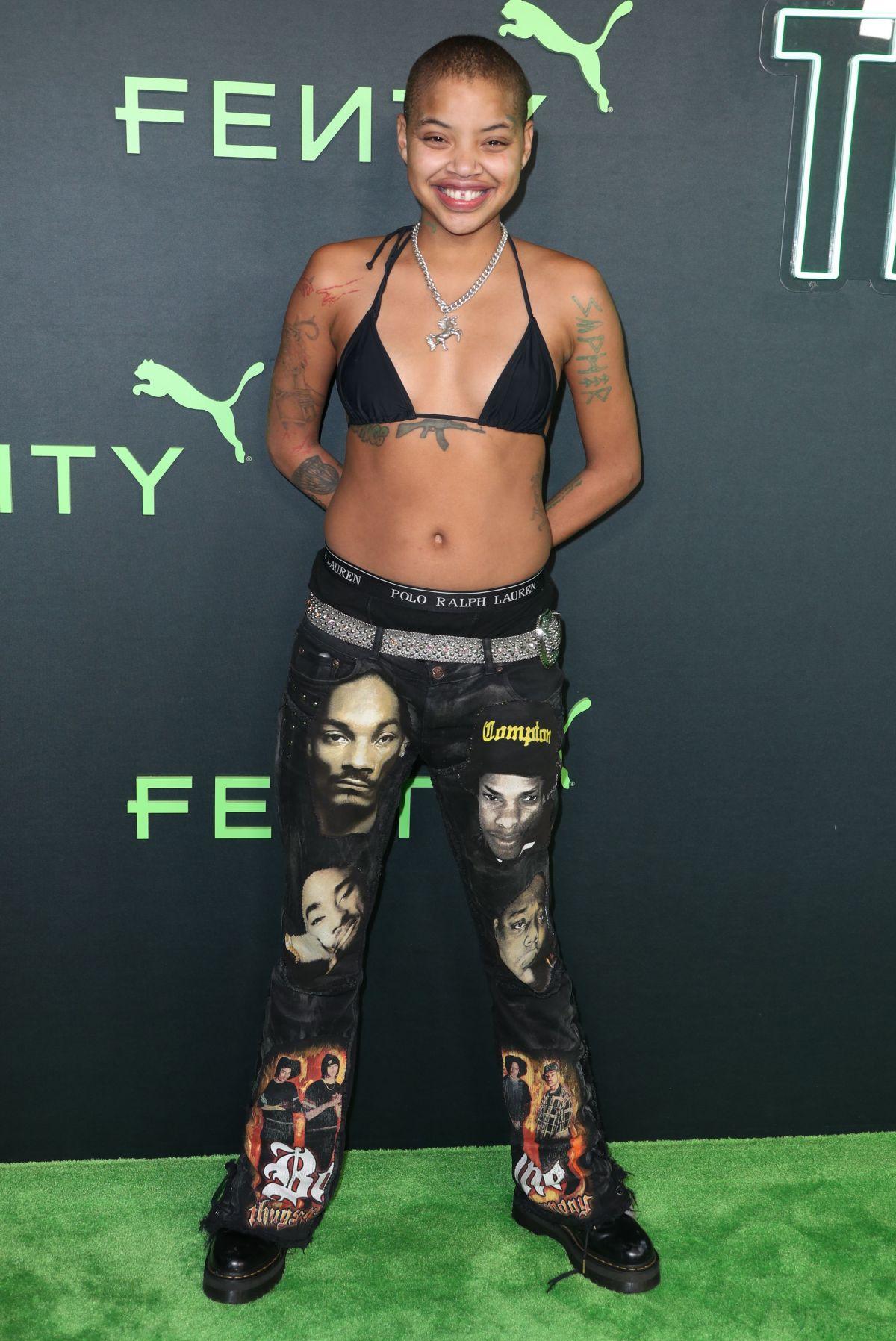 Slick Woods at Fenty x Puma Creeper Phatty Launch Party LA