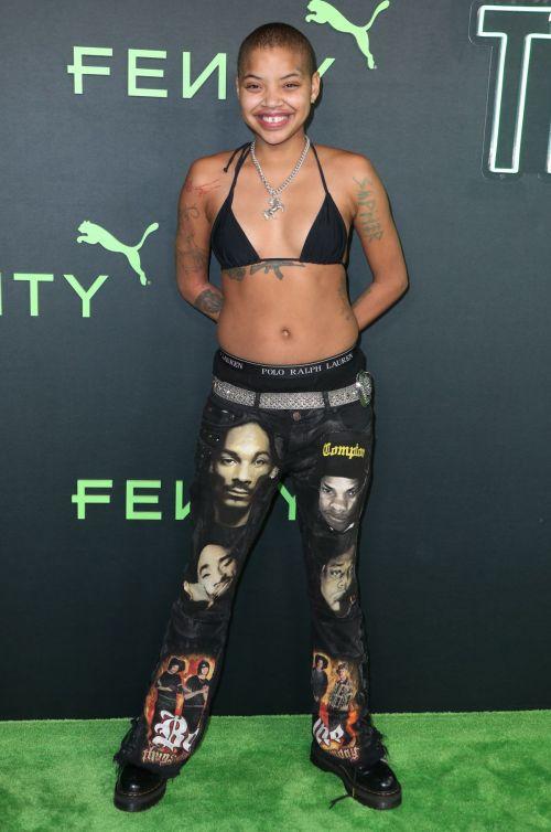 Slick Woods at Fenty x Puma Creeper Phatty Launch Party LA 4