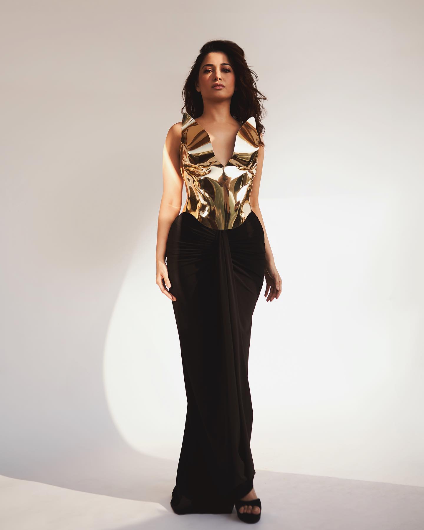 Tamannaah Bhatia in Vogue: Golden & Black Chic 3