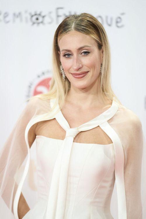 Teresa Riott in white dress at 29th Forque Awards 2023 Madrid 1