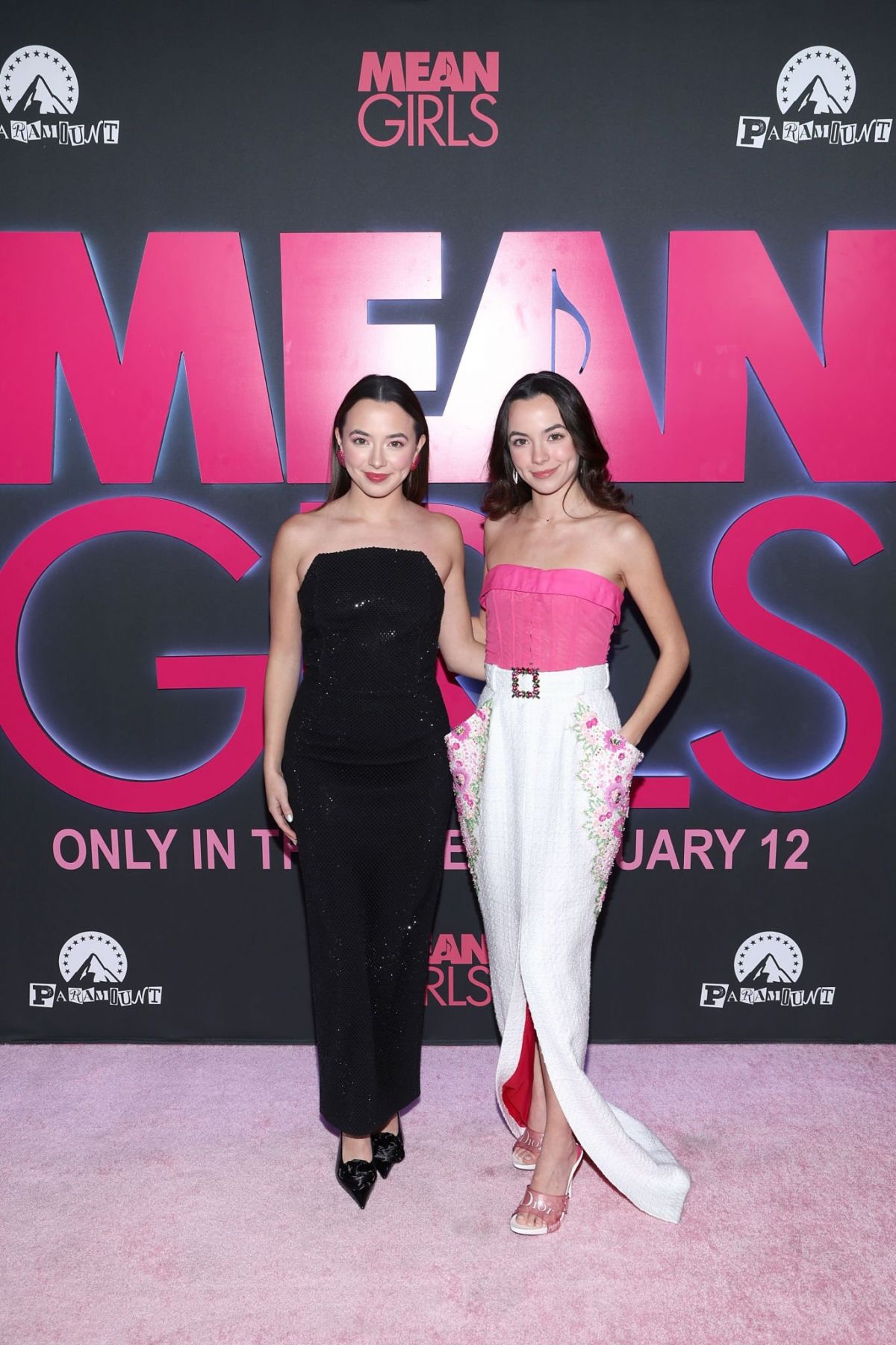 Vanessa and Veronica Merrell stun at Mean Girls screening in LA