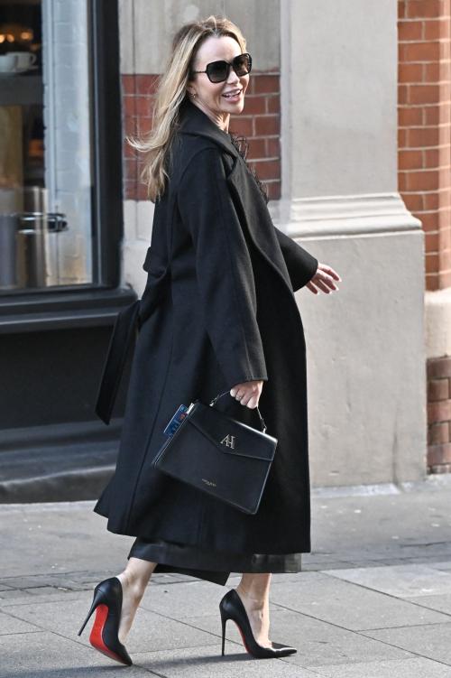Amanda Holden Leaves Heart Breakfast Show in London, January 2024 4
