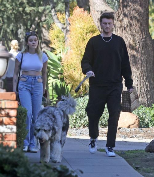 Ava Philippe and Spencer Held Out with Dogs in Santa Monica, January 2024 2