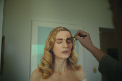 Brit Marling Getting Ready for Critics Choice Awards for WWD Magazine, January 2024 3
