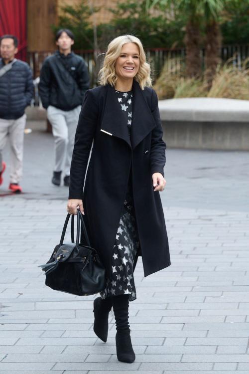 Charlotte Hawkins Arrives at Global Radio Studios in London, January 2024 2