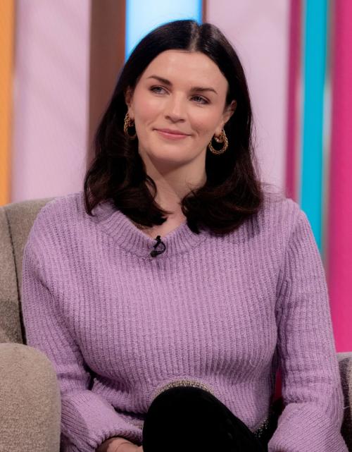 Christina Lampard and Aisling Bea at Lorraine TV Show in London, January 2024