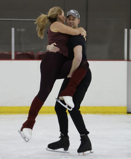 Claire Sweeney Training for Dancing On Ice in London, January 2024 4