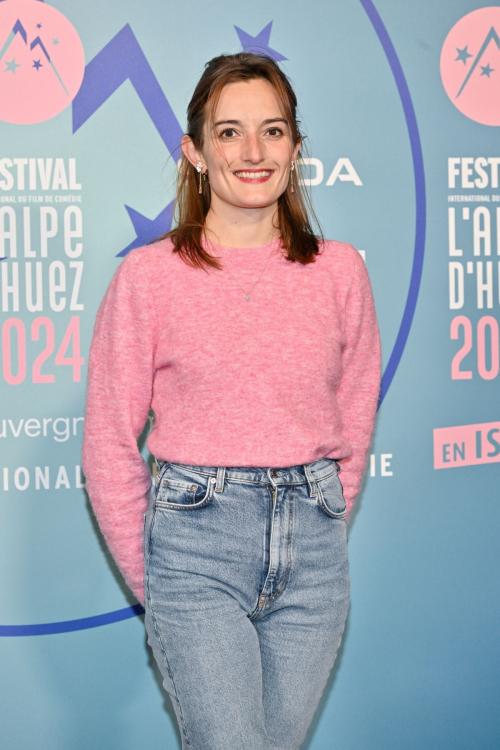 Clemence Dargent at Nous Les Leroy Screening at Alpe d'Huez Festival, January 2024