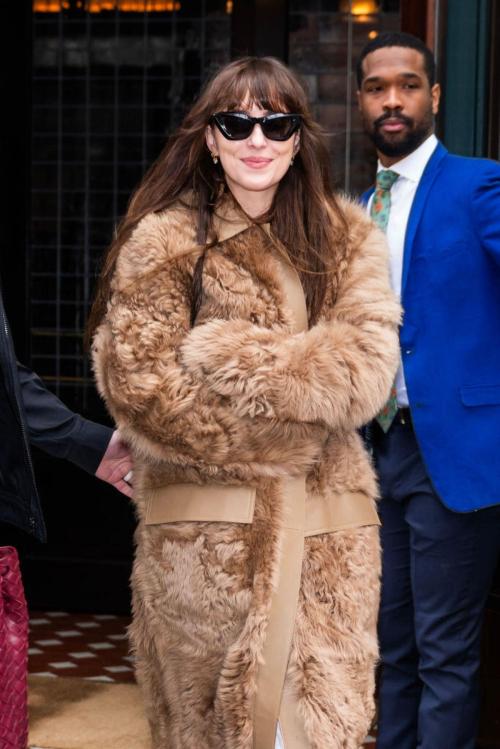 Dakota Johnson Leaves Hotel in New York, January 2024 1