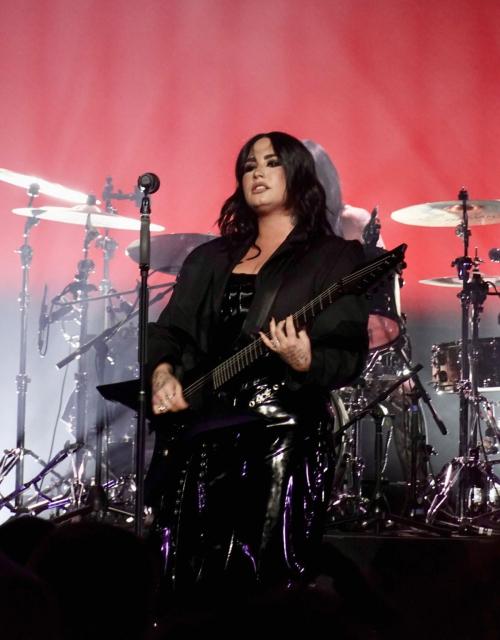 Demi Lovato Performs at New Year Concert at Cosmopolitan in Las Vegas, January 2024 9