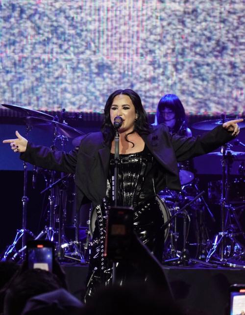 Demi Lovato Performs at New Year Concert at Cosmopolitan in Las Vegas, January 2024 5