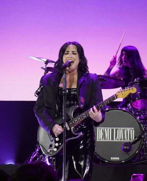 Demi Lovato Performs at New Year Concert at Cosmopolitan in Las Vegas, January 2024 6