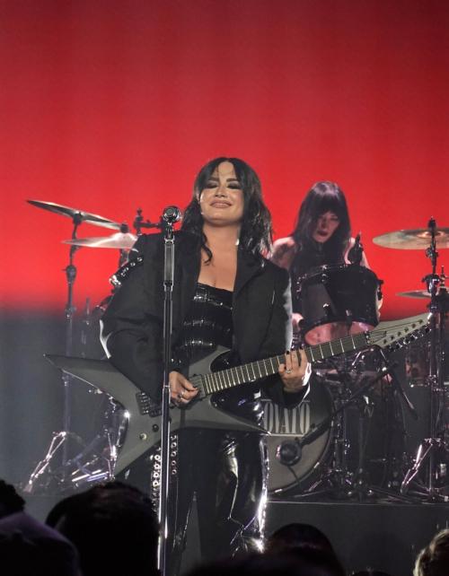 Demi Lovato Performs at New Year Concert at Cosmopolitan in Las Vegas, January 2024 8