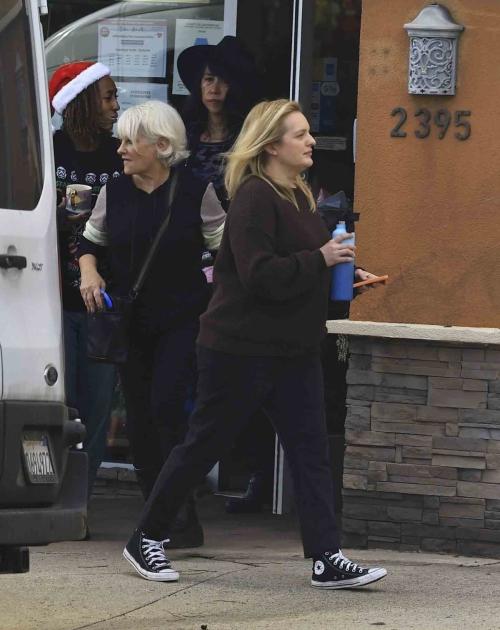 Elisabeth Moss on the Set of Shell in Los Angeles, January 2024 3