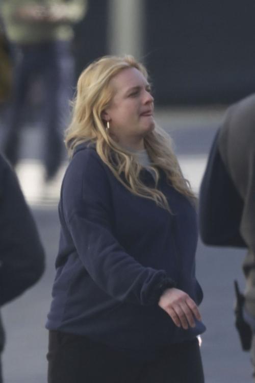 Elisabeth Moss on the Set of Shell, January 2024