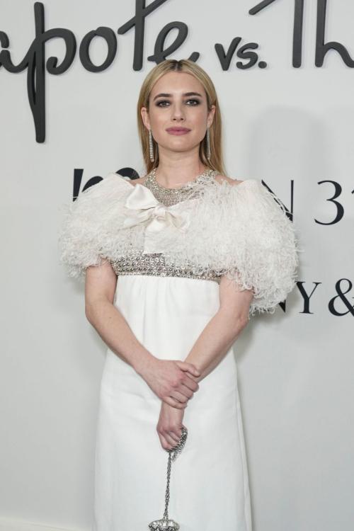 Emma Roberts at Feud: Capote vs. the Swans Premiere in New York, January 2024 3