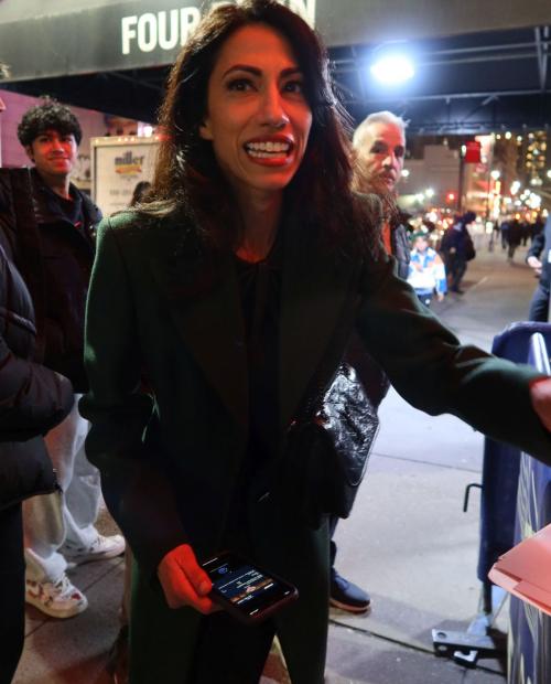 Huma Abedin with Fans at Madison Square Garden, New York, January 2024 6
