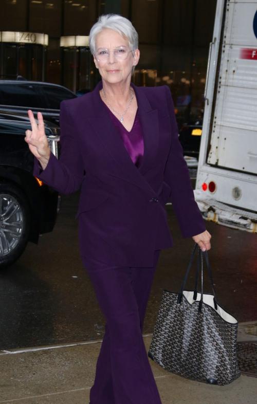 Jamie Lee Curtis promotes her children's book Just One More Sleep, January 2024