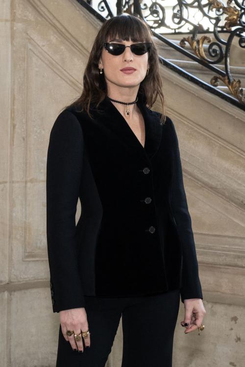 Juliette Armanet at Christian Dior Haute Couture Show, January 2024