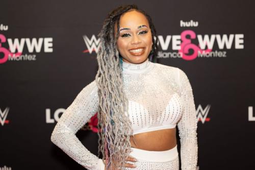 Kayden Carter at Love & WWE Bianca & Montez Series Premiere in Florida, January 2024 2