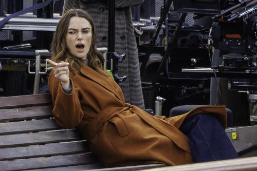 Keira Knightley on the Set of Netflix Thriller Black Doves, January 2024 7