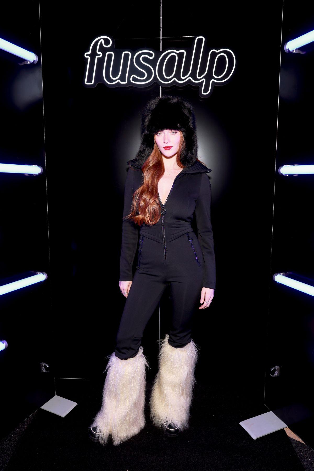 Larsen Thompson at Fusalp Mountain Chalet Aspen Event, January 2024
