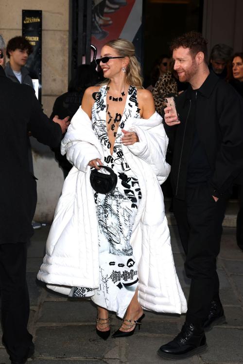 Leonie Hanne Leaves Jean Paul Gaultier Show, January 2024 3