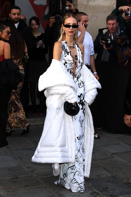 Leonie Hanne Leaves Jean Paul Gaultier Show, January 2024 6