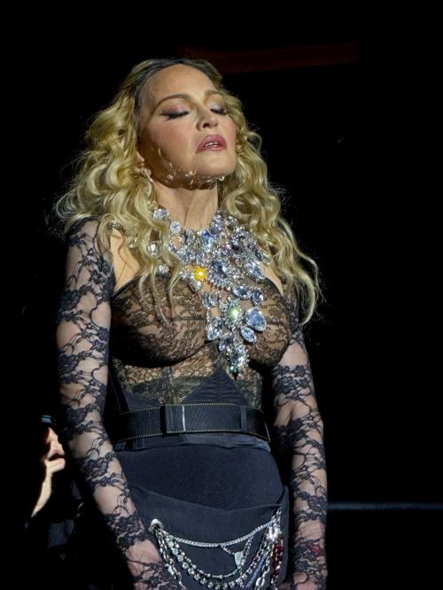 Madonna Performs at Madison Square Garden in New York, January 2024 4