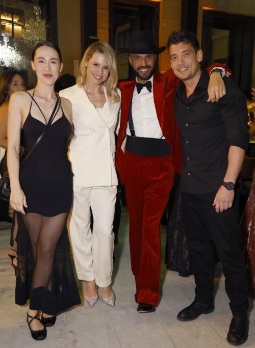 Michelle Hunziker and Alessandro Carollo Celebrate Jonathan