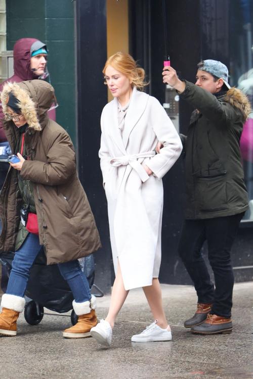 Nicole Kidman on the Set of Babygirl in New York, January 2024 2