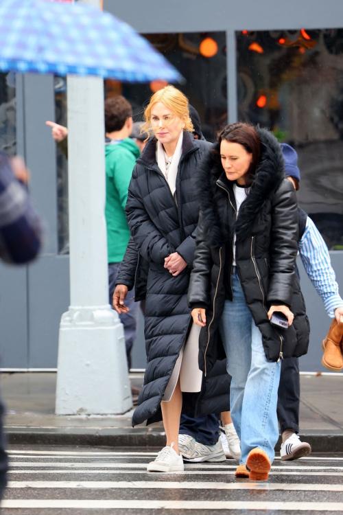 Nicole Kidman on the Set of Babygirl in New York, January 2024 3