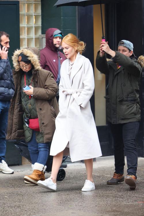 Nicole Kidman on the Set of Babygirl in New York, January 2024 6