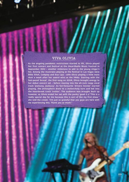 Olivia Rodrigo in Ultimate Fan’s Guide, January 2024 85