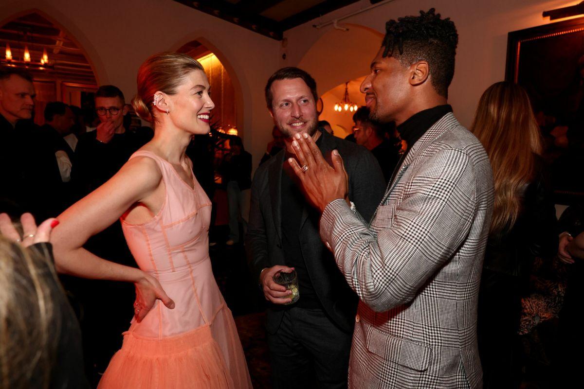 Rosamund Pike at Golden Eve Party, January 2024