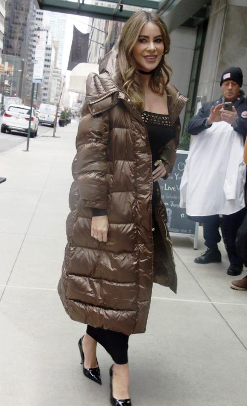 Sofia Vergara heading to Good Morning America in New York, January 2024 4
