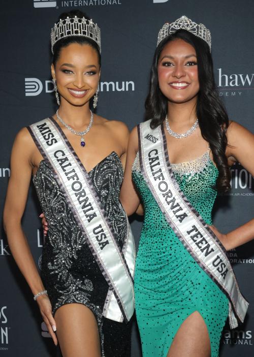Tianna Clark and Taliya Peiris at 21st Annual Living Legends of Aviation Awards, January 2024 1