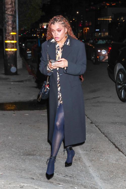 Andra Day Arrives at Private Event at Catch Steak Los Angeles, February 2024 4