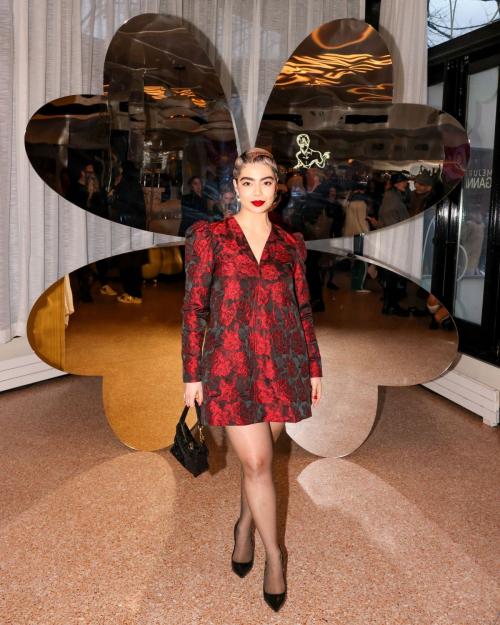 Auli'i Carvalho at Mejuri & Ganni Launch Celebration, February 2024