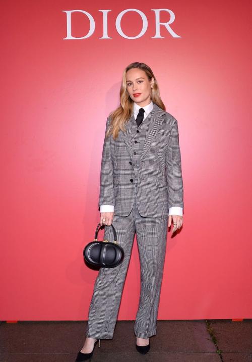 Brie Larson at Dior and Peter Philips Celebration of Rouge Dior, February 2024