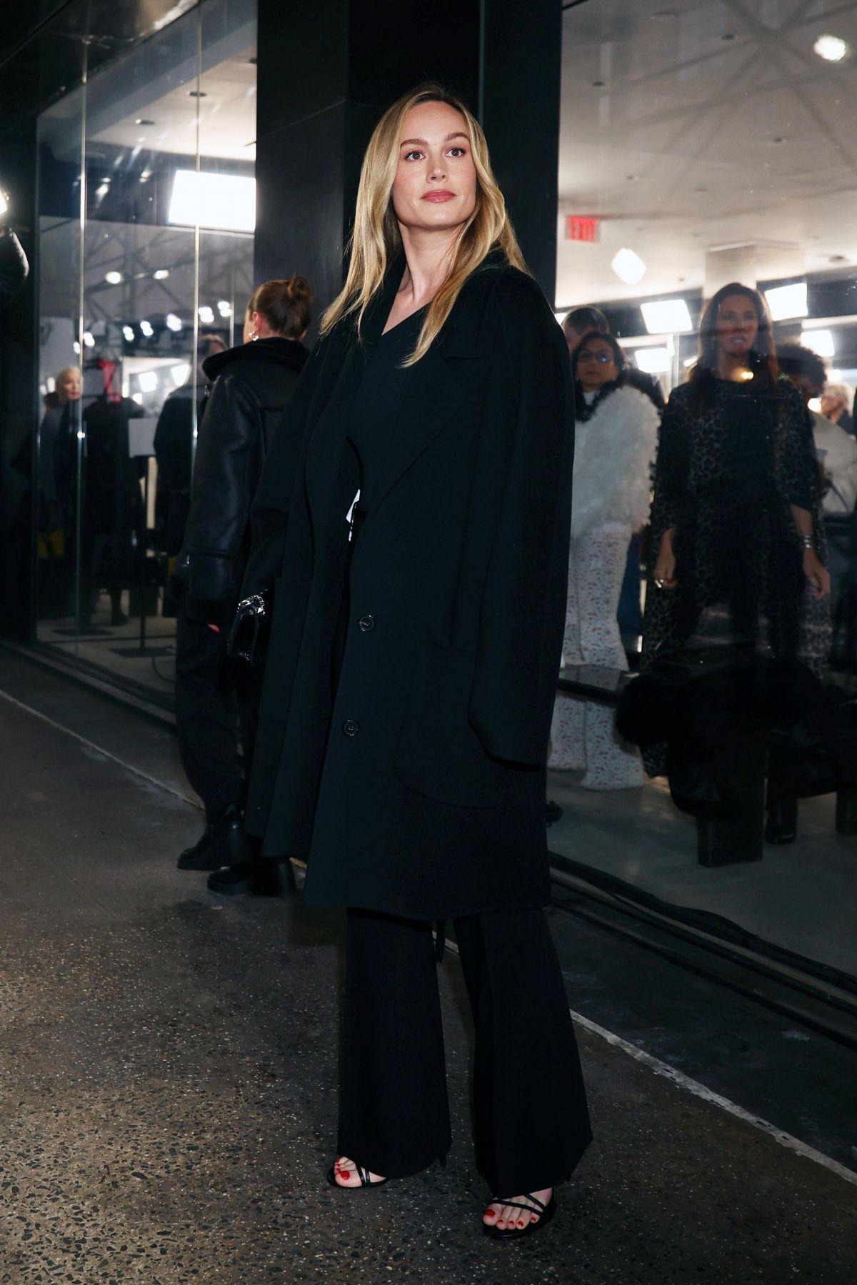 Brie Larson at Michael Kors Fashion Show, February 2024