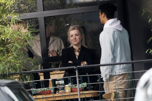 Brittany Snow on the Set of Not Dead Yet in Los Angeles, February 2024 2