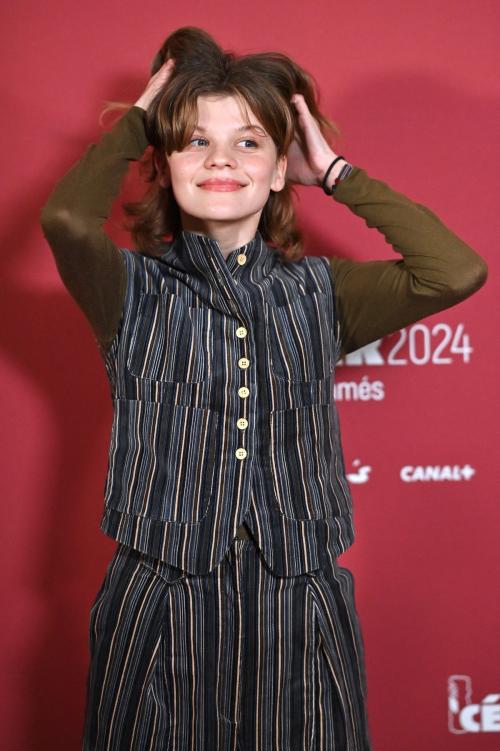 Celeste Brunnquell at Cesar Nominee Dinner at Le Fouquet’s in Paris, February 2024 1