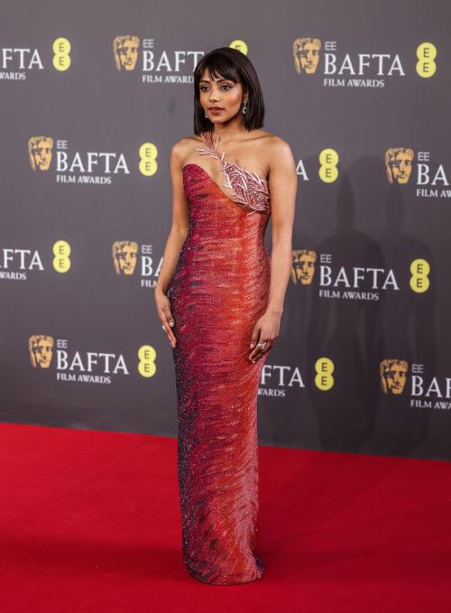 Charithra Chandran at BAFTA Film Awards in London, February 2024 2